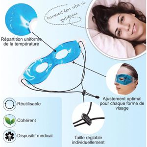 Lot De 50 Masques Relaxants Pour Les Yeux En Gel - Avec Scratch, 80 Ml Chacun, Neufs Sous Emballage