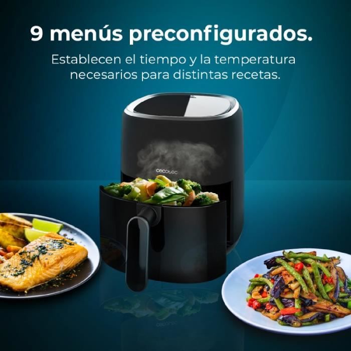 Cecofry Full InoxBlack 5500 Connected Pack Friteuse diététique Cecotec