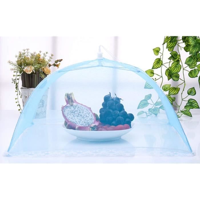Couvercle Anti-mouche Pliable Bo-Camp – Carré 33x33x21 Cm – Protection Alimentaire, Compact, Facile à Ranger