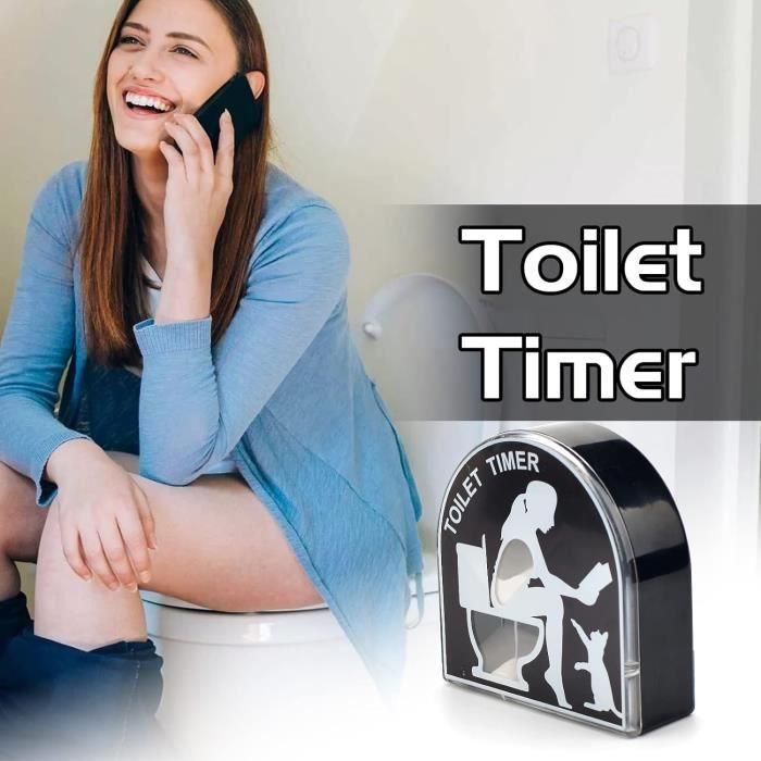 5 Minutes Toilette Sablier Minuteur, Créative Minuteur Douche, Minuteur  avec Graphismes Amusants, Cadeaux Amusants,[S353] - Cdiscount Maison