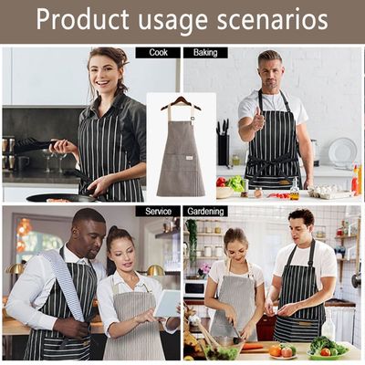 Tablier Cuisine Lot De 2 Tabliers Pour Femme - En Coton - Avec