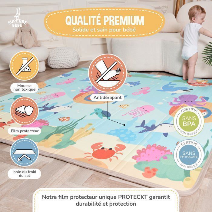Tapis De Change Piscine Imperméable – Protecteur Pieds Anti-Dérapant En EVA – Pliable, Léger – Pour Plage, Surf, Camping