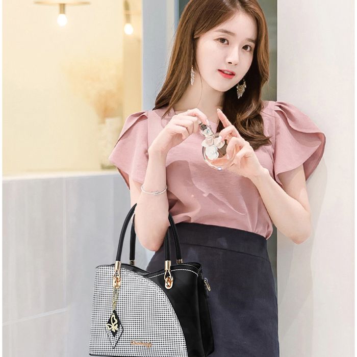 Sac à Main Femme Sac Porté Main Epaule en PU Cuir Sac à