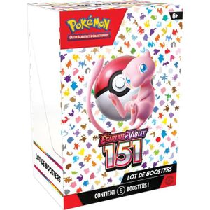 CARTE A COLLECTIONNER Cartes Pokémon EV3.5 - Coffret de 6 Boosters - Col