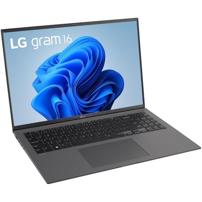 PC Ultra Portable - LG - Gram - 16Z90Q-G.AA56F - 16 FHD+ - Intel Core i5 - RAM 16 Go - Stockage 512 SSD - Win 11 Home+ - AZERTY