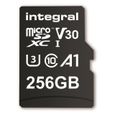 INTEGRAL MEMORY Premium High Speed V30 UHS-I U3 Micro SDXC 256GB 100MB/s en lecture et 90MB/s en écriture 4K-1