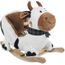 vache à bascule en bois