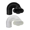 Tuyau d'évacuation climatiseur portable extensible 15 cm x 150 cm, filetage anti-horaire, kit raccord fenêtre