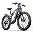 MX05 - Vélos électriques - Bafang 1000w - Fat Bikes électriques - Shimano 7 vitesses - VTT - Samsung 48V17.5AH Détachable - Gris-0