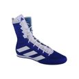 Chaussures de boxe ADIDAS Box Hog 4 Homme - Canvas Bleu - Lacets plats-0