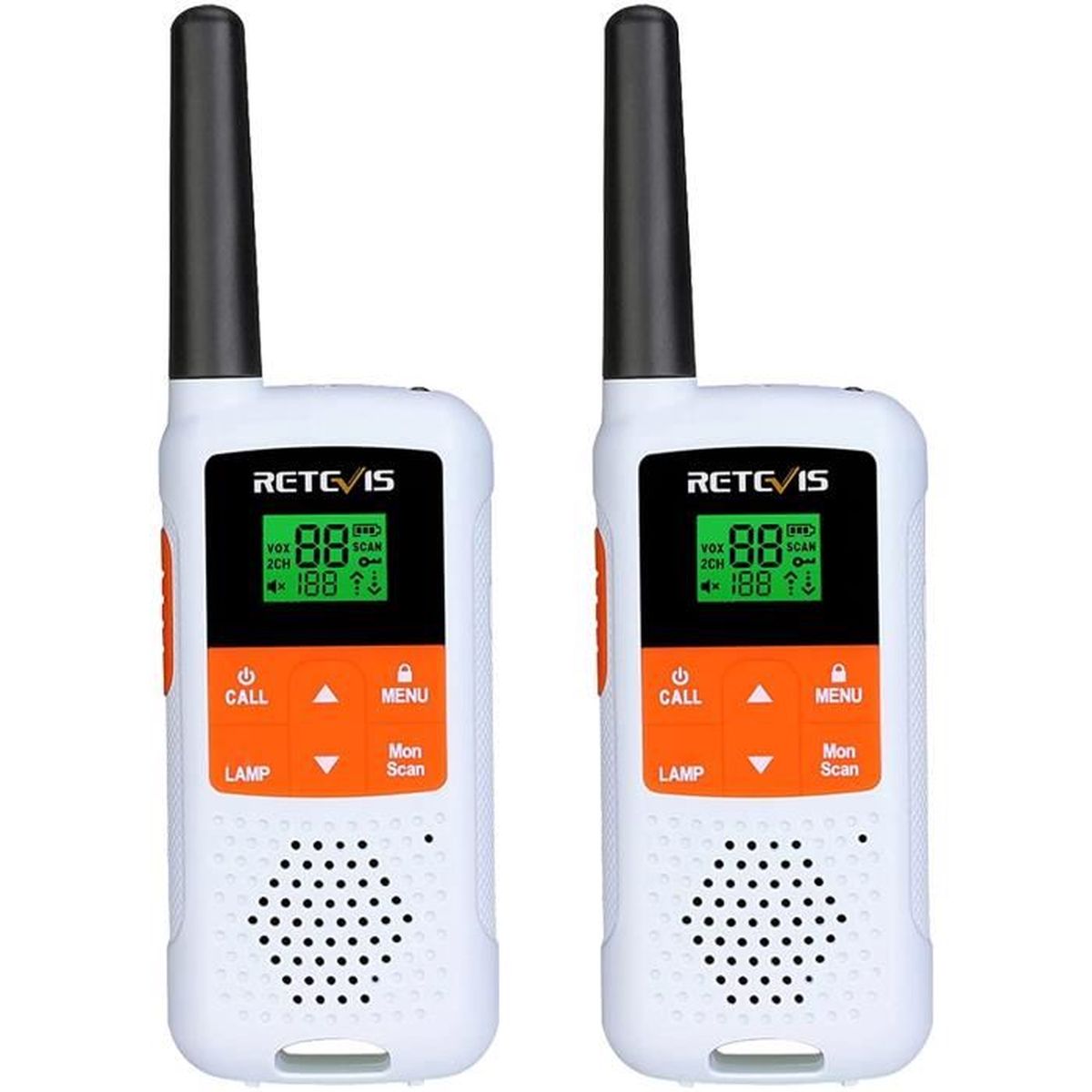 ESynic Talkies-Walkies 6PCS Professionnels - Portée 5km, 16 Canaux, 1500mAh | Casque VOX USB