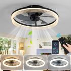 EIDISUNY Ventilateur de plafond silencieux Ventilateur Plafond Dimmable avec télécommande et App 6 vitesses Ventilateurs de plafond Chambre