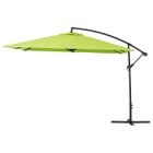 HABITAT ET JARDIN Parasol jardin déporté Alu "Ilios 3" - Carré - 3 x3 m - Vert