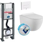 WC suspendu sans bride Wirquin Pro - Pack complet autoportant DESIGN