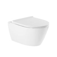 Cuvette WC suspendu sans bride - ANCONETTI - Ancodesign - Blanc - 38cm - A suspendre - Céramique