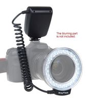 Flash photo,RF 550D Macro 48 pièces LED anneau Flash lumière pour Canon Nikon Pentax Olympus panasonique DSLR