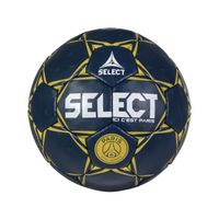 Ballon de handball Select PSG ICI C'EST PARIS - bleu marine/jaune or - Taille 2