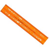 Trace Lettres ISO 8 mm - StandardGraph Orange