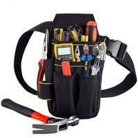 Sacoche à outils ceinture professionnelle, 23 X 13 X 5 CM, imperméable, pour électriciens techniciens d'entretien