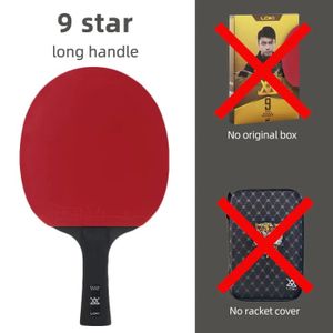 RAQUETTE TENNIS DE T. LOpastels-Raquette de tennis de table 9 étoiles,professionnelle 5 + 2,raquette de ping-pong en carbone 6/7/8/9 - E9-FL no bag