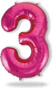 BALLON DÉCORATIF  Ballon decoration anniversaire 3 ans - Ballons Num