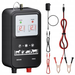 Clôture Électrique Solaire 16 Km – 8KV, 0.2J, IP55, Pour