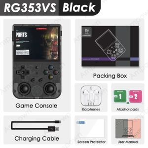 CONSOLE PSP 16G(No Games) - RG353VS-Black - Console de jeux vi
