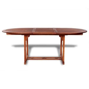 TABLE DE JARDIN  KAI Table de jardin 200x100x74 cm Bois d'acacia massif