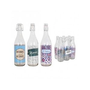 Bouteille De Lait En Verre Vintage Bouchon Hermétique 1L Promobo Bouteille De Lait En Verre Vintage Bouchon Hermétique 1L Promobo