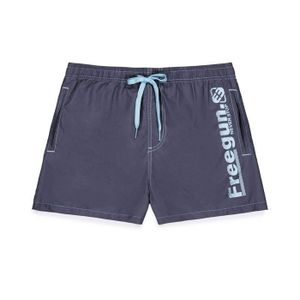 Maillot de bain short microfibre bleu/gris Freegun | La Redoute Maillot de bain short microfibre bleu/gris Freegun | La Redoute