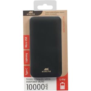 BATTERIE EXTERNE POWER BANK USB 10000MAH/VA2110 RIVACASE 