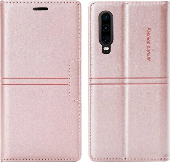 Étui Portefeuille En Cuir PU Pour Huawei P20 Pro - Avec Support, Poche Carte Et Fermeture Clapet