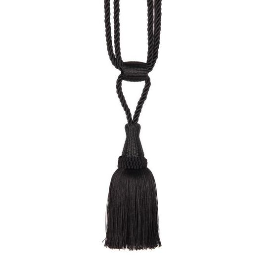 Embrasses Rideaux Pompons Fenghuangwu - 80cm - Café Foncé - Décoration Maison