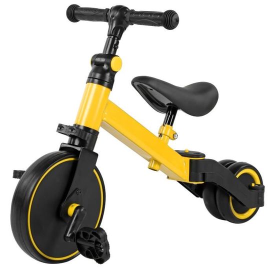 Wip Tricycle Velo Enfant Bebe Evolutif Draisienne Pour Bebe 1 3 Ans Jaune Cdiscount Jeux Jouets