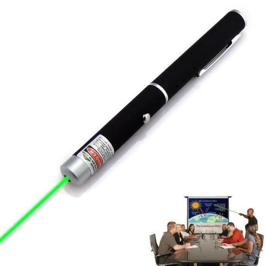 Pointeur Laser Vert Rechargeable Haute Puissance, Design Tactique, Avec Projection En étoile