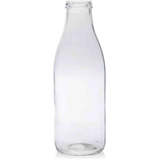 PEGANE Lot de 18 bocaux en Verre Transparent, capacité 720 ML, 145 x