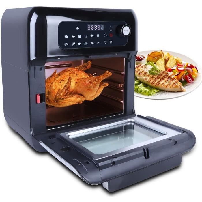 Friteuse Electrique sans huile FAGOR - Airfryer FGD11 - Capacité 11L - Double cuves 5,5 L - 12 programmes de cuisson - 2800W - Gamm vert
