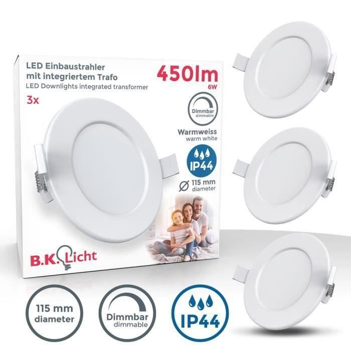 Kit de 3 spots LED à encastrer - Accessoires cuisines - Accessoires