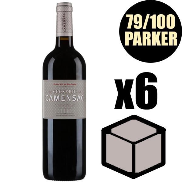 X6 La Closerie de Camensac 2015 75 cl AOC Haut Medoc Rouge 2ème Vin Vin Rouge