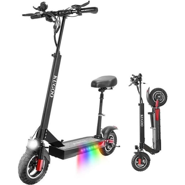 Kugoo M4 Pro Trottinette électrique pliable avec siège électrique et autonomie de 55 km, vitesse maximale jusqu'à 45 km-h, moteu50