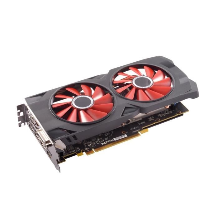 XFX RX-570P8DFD6 Radeon RX 570 8Go GDDR5 Carte Graphique - Cartes Graphiques (Radeon RX 570, 8 Go, GDDR5, 256 bit, 4096 x 2160 Pi