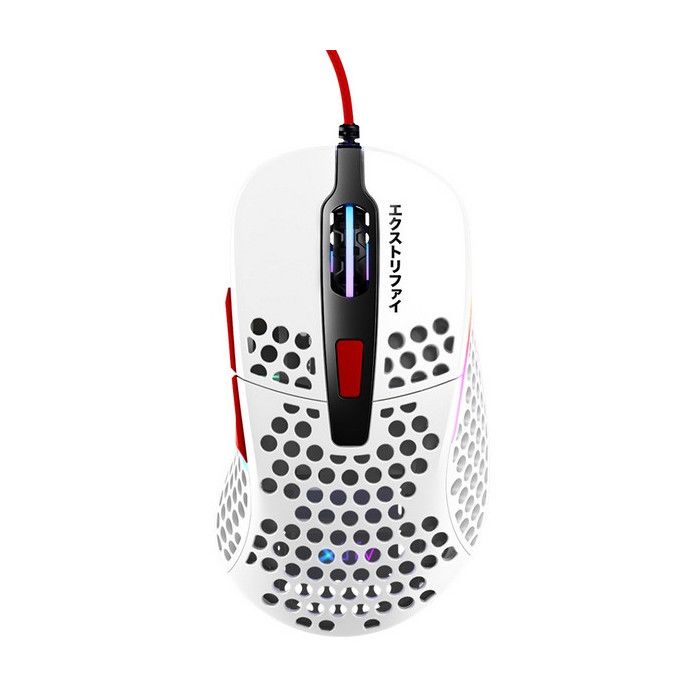 Souris gaming ultra légère RGB Xtrfy M4 - Tokyo Edition (édition limitée) Blanc