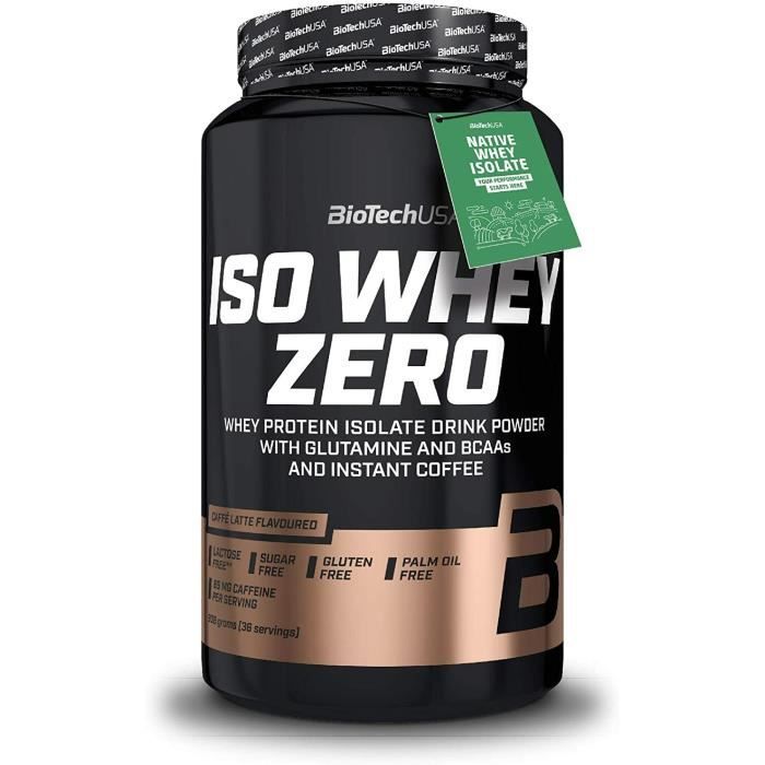 Iso Whey Zero Biotech USA 908g Caffe Latte