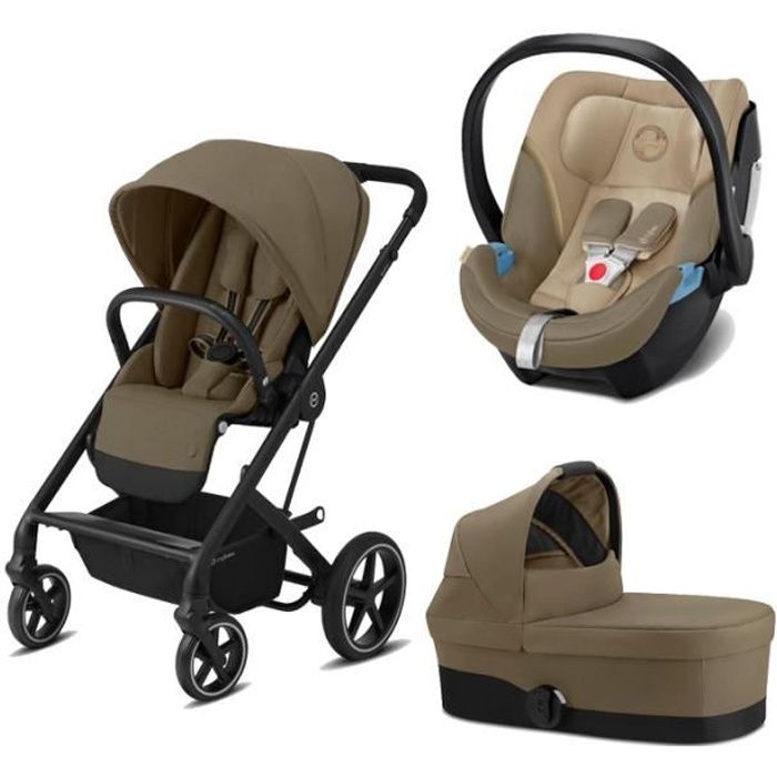 Poussette TRIO Balios S Lux BLK ATON 5 Nacelle S Classic Beige