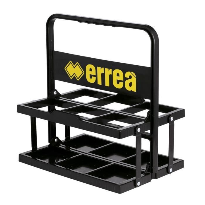 Porte-bidons Errea 6 gourdes - noir-jaune - TU