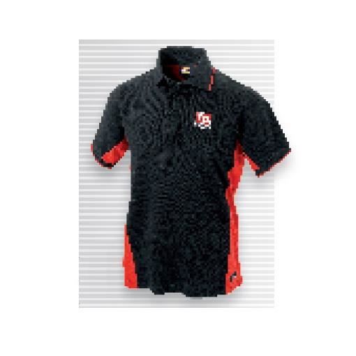 Facom - Polo bicolore noir/rouge 100% coton taille XL - VP.POLOBLK-XLPB