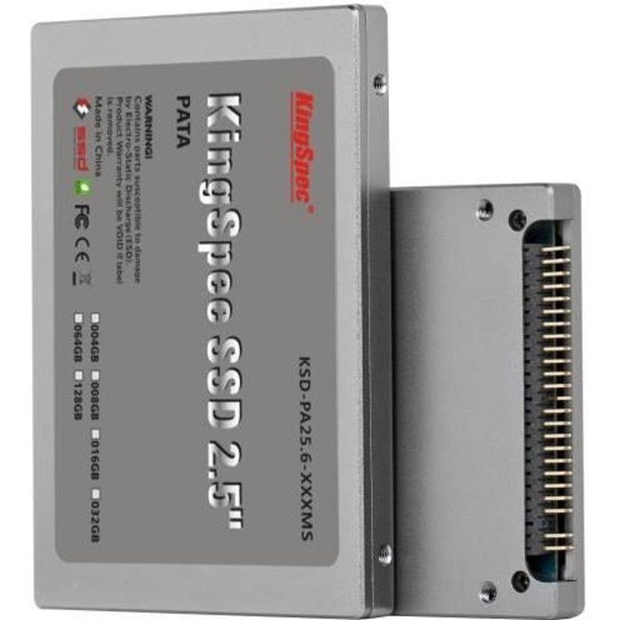 32GB KingSpec 2,5 pouces IDE/PATA SSD Solid Sta…