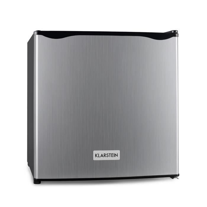 Klarstein Garfield - Congélateur compact de 35L 4 étoiles (65W, Classe A+, -18 à -24 °C) - argent