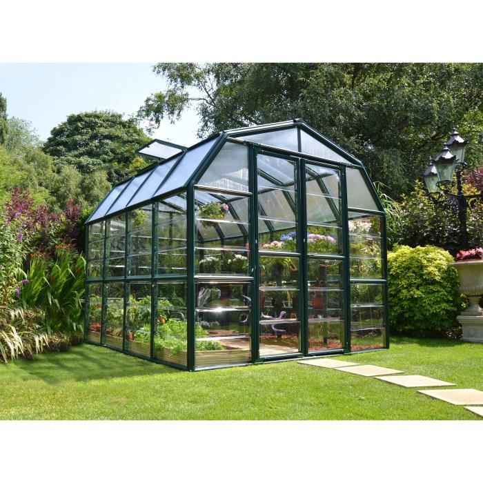 PALRAM Serre de jardin Grand Gardener 6,8 m² - Aluminium et polycarbonate