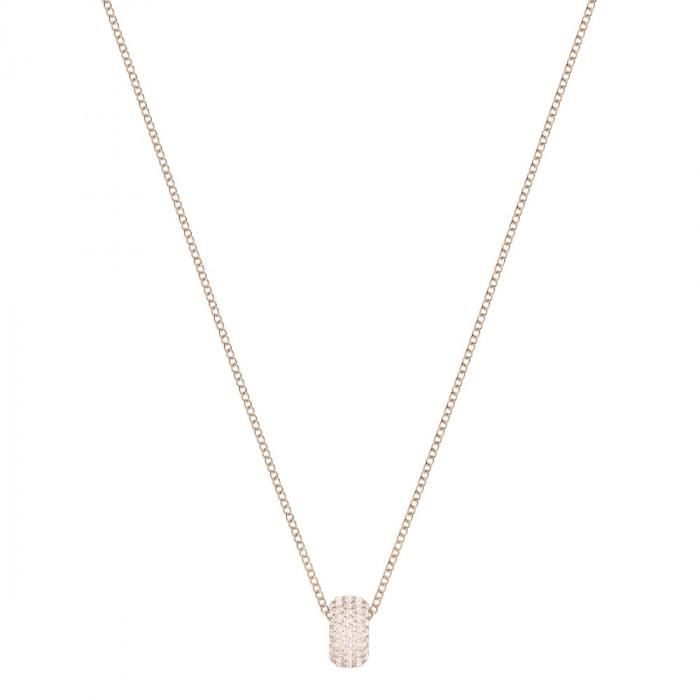 Collier femme Swarovski Stone Round - Rosé - 5383957 Rose
